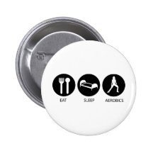 Aerobics Anstecknadelbuttons