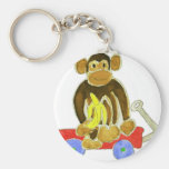Affe-Banane auf Lastwagen Schlüsselbänder