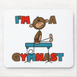 Affe bin ich ein Gymnast-T-Shirts und Geschenke Mousepads