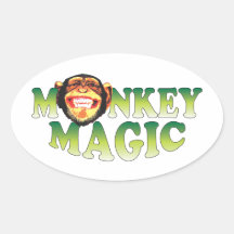 Affe-Magie Sticker