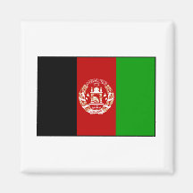 Afghanistan - afghanische Flagge Magnete