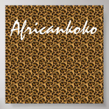 Africankoko Gewohnheits-Sammlung Plakate