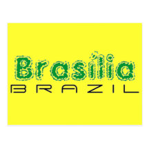Africankoko kundenspezifisches Brasília, Brasilien Postkarte