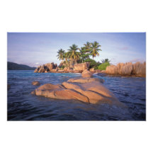 Afrika, der Indische Ozean, Seychellen, Praslin Photo Druck