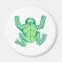 Afrika Frosch Africa frog Kühlschrankmagnet