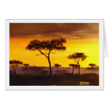 Afrika Grußkarten