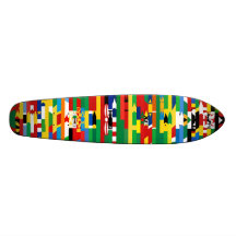 Afrikaner kennzeichnet Skateboard Personalisiertes Deck