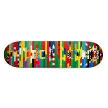 Afrikaner kennzeichnet Skateboard Skateboarddeck