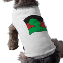 Afrikanische Flagge Haustierbekleidung