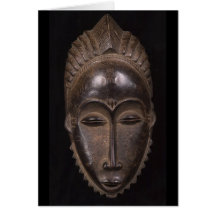 Afrikanische Maske. Karte durch cARTerART
