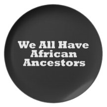 Afrikanische Vorfahren Flache Teller