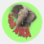 Afrikanischer Elefant Safari Afrika Sticker