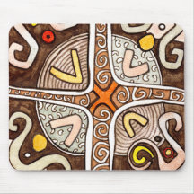 Afrikanisches Art-Motiv Mousepad
