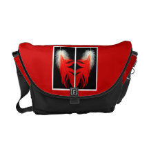Afrikanisches Grau Kuriertasche