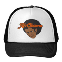 Afro Obama Retrokappe