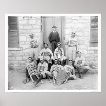 Afroamerikaner-Baseball 1900 Plakate