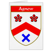 Agnew Wappen/Familienwappen karten