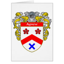 Agnew Wappen (überzogen) karten