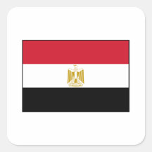 Ägypten - ägyptische Flagge Sticker