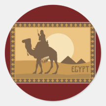 Ägypten-Logo Runder Sticker