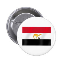 Ägyptische Wüstenkamel-Fußballflagge Anstecknadelbutton