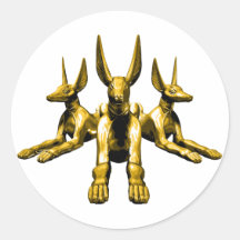 Ägyptischer Jackal Sticker