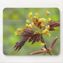 Ahorn-Blumen Mauspad
