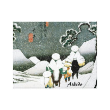 Aikido-Japaner-Kampfkunst Galerie Falt Leinwand