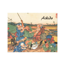 Aikido-Japaner-Kampfkunst Galerie Faltleinwand