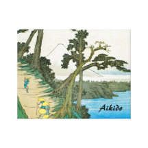 Aikido-Japaner-Kampfkunst Galerie Faltleinwand