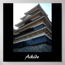 Aikido-Japaner-Kampfkunst Posterdrucke