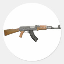 Ak47 Runde Aufkleber