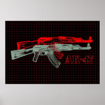 AK 47 PLAKATDRUCKE