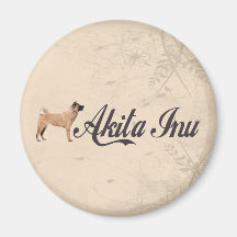 Akita Inu Kühlschrankmagnete