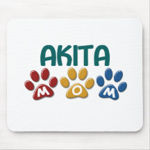 AKITA-MAMMA Tatzen-Druck Mauspad
