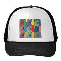 Akita-Pop-Art Baseballmütze