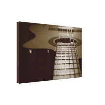 Akustikgitarre Gespannter Galeriedruck