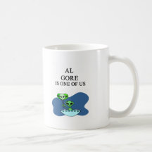 Al Gore alien Kaffeetasse