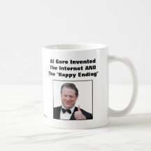 Al Gore erfand das "glückliche Ende " Tee Tasse