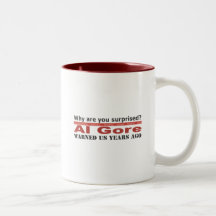 Al Gore warnte uns Kaffeehaferl