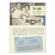 Alan Ladd Hamburgerrezept Grußkarte