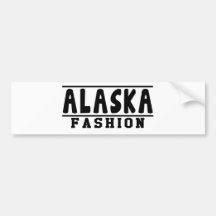 Alaska Fashion Designs Bumper Sticker