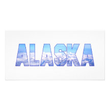 Alaska Foto Karten Vorlage