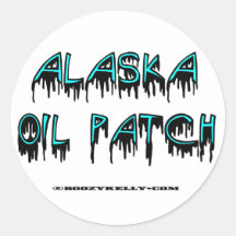Alaska-Öl-Flecken-Ölfeld-Aufkleber