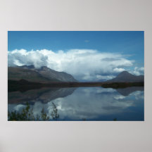Alaskischer Wildnis-Plakat-Druck