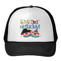 Alberne Clowns-3. Geburtstags-T-Shirts und Geschen Baseballcap
