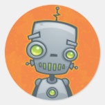 Alberner Roboter Runde Aufkleber