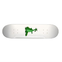 Albernes Drache-Grün Skateboard Bretter