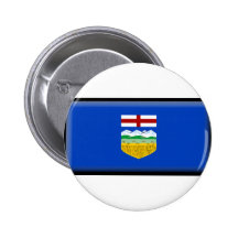 Alberta-Flagge Anstecknadelbutton