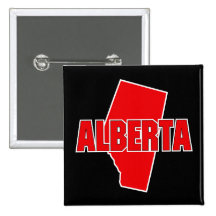 Alberta-Provinz Button